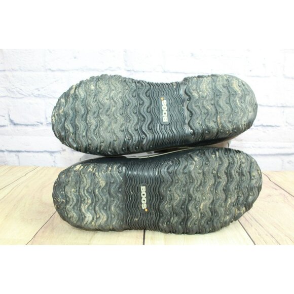 Bogs Classic Triangle Black Rubber Non-slip Non-marking Rain Boots Size 8 - Picture 9 of 9